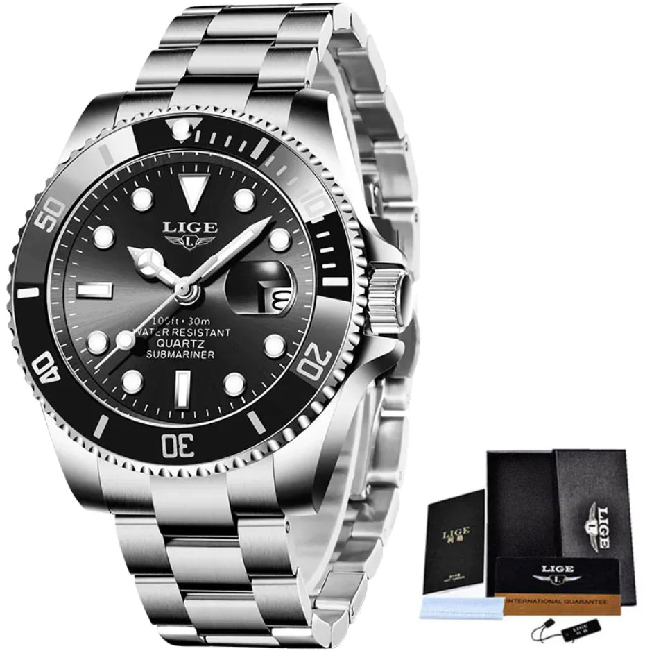 Men's Quartz Waterproof Watch